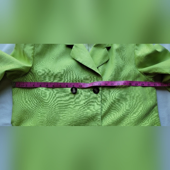 Accent blazer, linen, size 14 - Picture 8 of 9